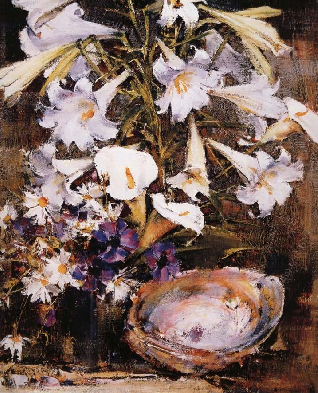 Nikolay Fechin Lily and Shell China oil painting art